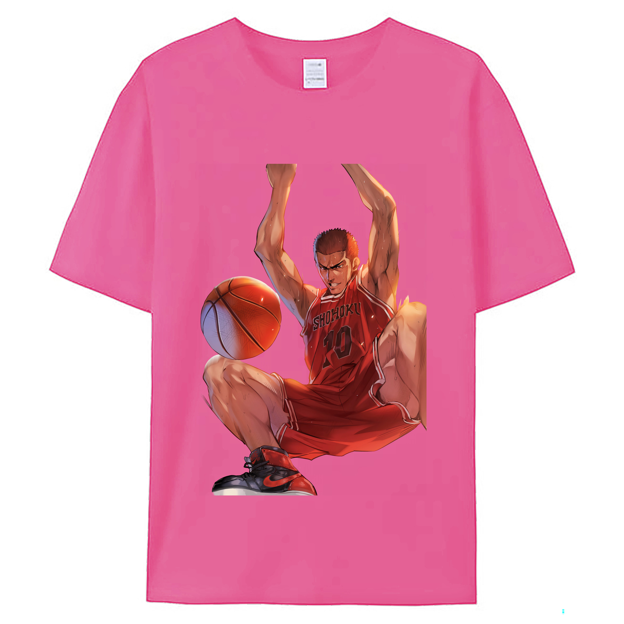 （画像用） SLAM DUNK／スラムダンク レディースカジュアルプリントTシャツ（綿100％）